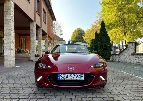 Mazda MX-5 cena 69000 przebieg: 150000, rok produkcji 2018 z Zawiercie małe 631